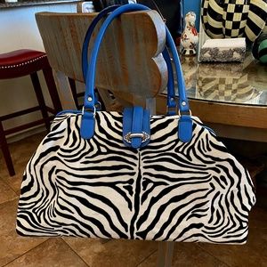 Weekender Bag Zebra Print